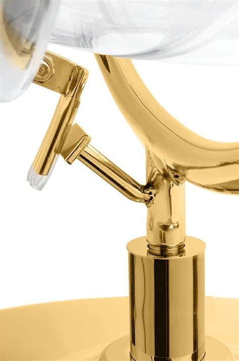 Fotel BUBBLE STAND 2 GOLD VELVET Poduszka Czarna SKLEP ONLINE Meble