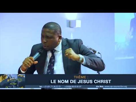 Le Nom De J Sus Christ Pasteur Douglas Kiongeka Casarhema Youtube