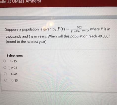 Solved dle at UMass Amherst 562 Suppose a population is | Chegg.com