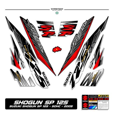 Striping Shogun Sp 125 R Motif 39 Suzuki Shogun Sp 125 2004 2005 2006