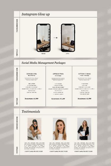 Social Media Portfolio Template Portfolio Template For Social Media