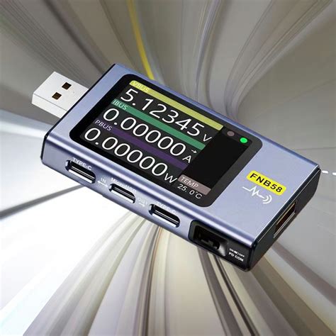 USB амперметр напряжения Type - C FNIRSI FNB58 с Bluetooth - купить с ...