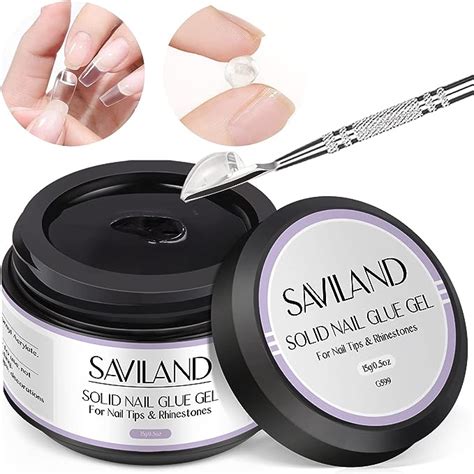 Saviland Strong Nail Glue Gel Ml Professional Gel Nail Glue For