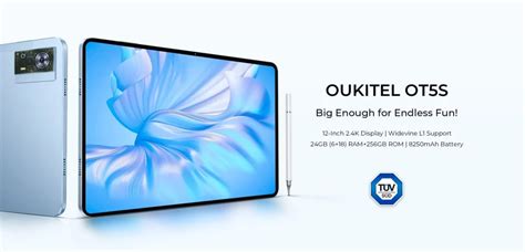 Oukitel Ot S Android Tablet With Inch K Display Widevine L And