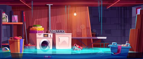 Flooded House Cartoon Stock Illustrations – 228 Flooded House Cartoon ...