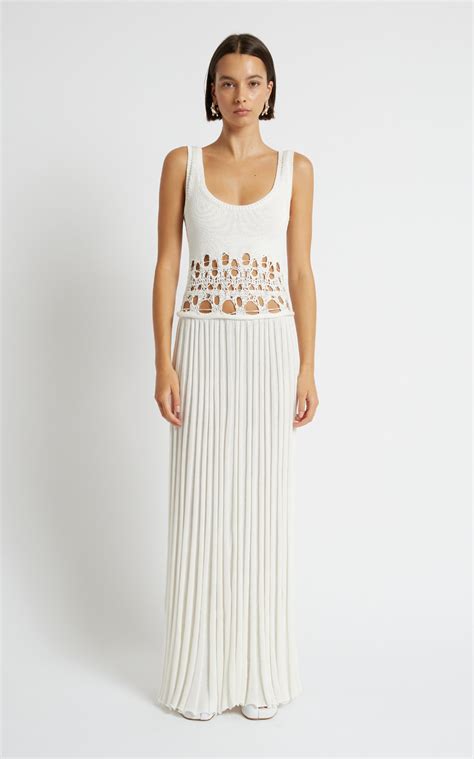 Crocheted Cotton Blend Maxi Dress By Christopher Esber Moda Operandi