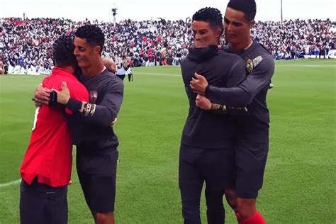 Darren Watkins Jr Hugging Cristiano Ronaldo Stable Diffusion