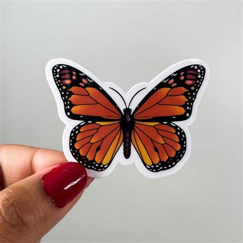 Monarch Butterfly Vinyl Sticker B003 Die Cut Sticker Etsy