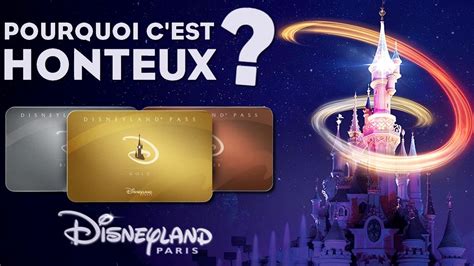 La Honte Des Nouveaux Pass Annuels De Disneyland Paris Youtube