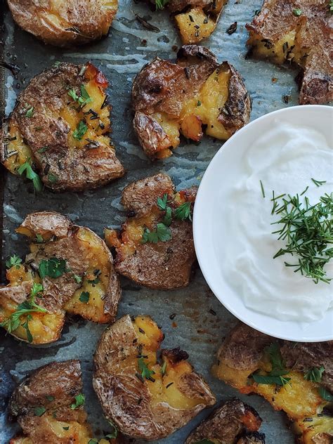 Ultra Crispy Smashed Potatoes Make It Brunch