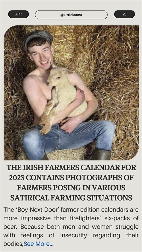 The Irish Farmers Calendar For 2023 Contains Photographs Of Farmers