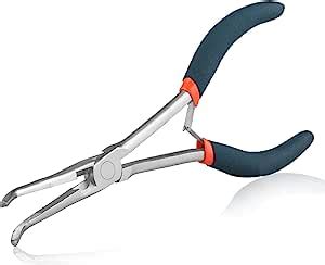 Speedwox Long Reach Needle Nose Pliers With Serrated Jaws Bend Nose