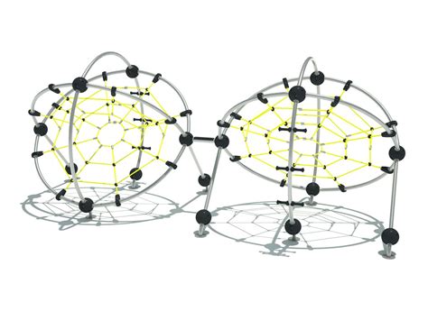 Сетка пространственная Двойная сфера для детских и спортивных площадок ...