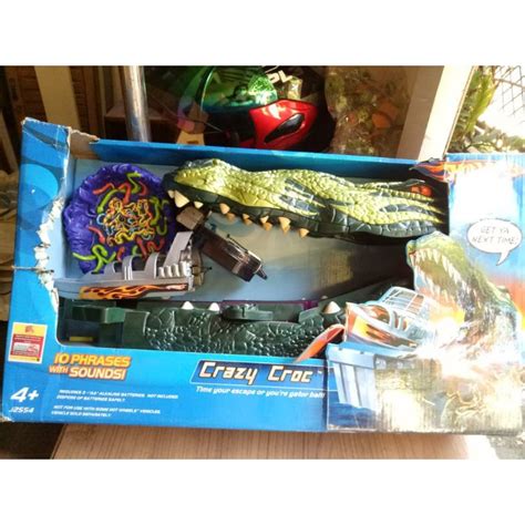 Jual Playset Track Hot Wheels Crazy Croc Ori Mattel Shopee Indonesia