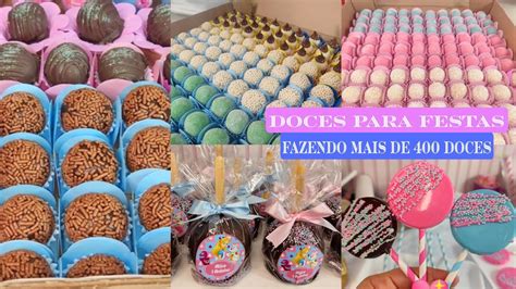 Fiz Mais De 450 Docinhos Para Um AniversÁrio Com 8 OpÇÕes De Docinhos