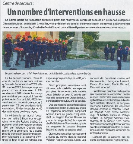 Un Nombre Dinterventions En Hausse Mairie Yvignac La Tour