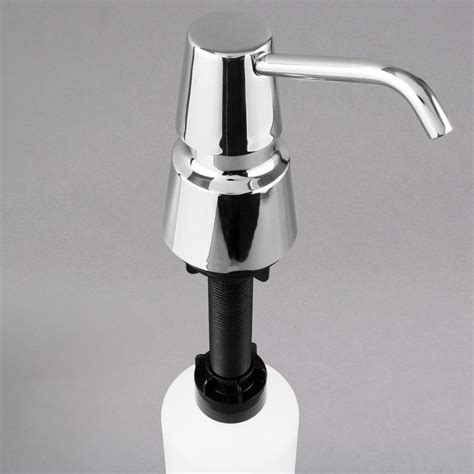 Bobrick B 823 Chrome Counter Mount Push Button Foaming Soap Dispenser