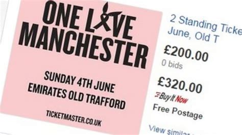 One Love Manchester benefit concert: Ticket touts try to cash in - BBC News