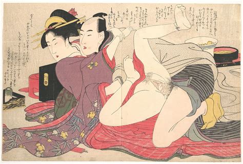 Kitagawa Utamaro Erotic Print Japan Edo Period The