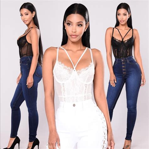 Buy Women Floral Lace Bodysuit One Piece Teddy Lingerie