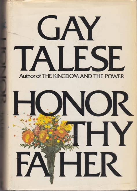 Honor Thy Father Talese Gay Amazon Books