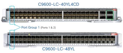 Understand Port Group Restrictions on C9500X and C9600X - Cisco