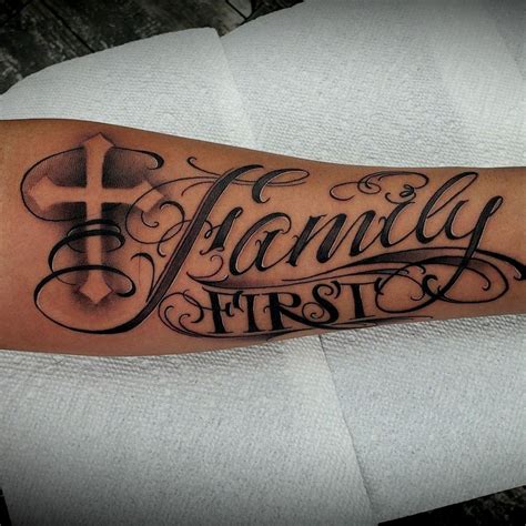 Family First Tattoos On Arm