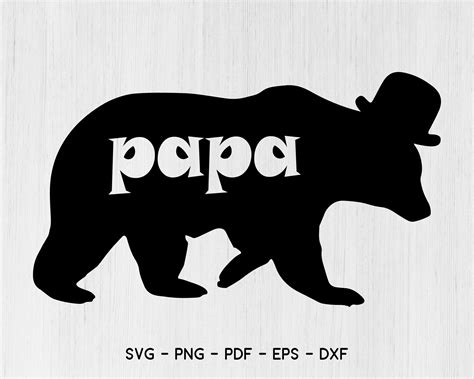 Papa Bear Svg Daddy Svg Dad To Be Svg Daddy Shirt Design Etsy