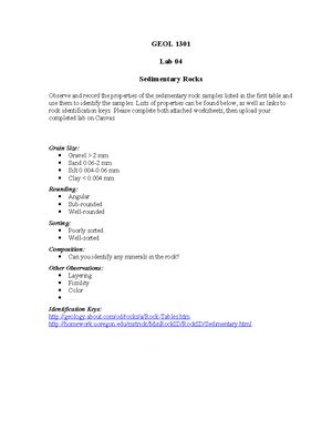 Lab Assignment Lab Geol Lab Metamorphic Rocks Observe