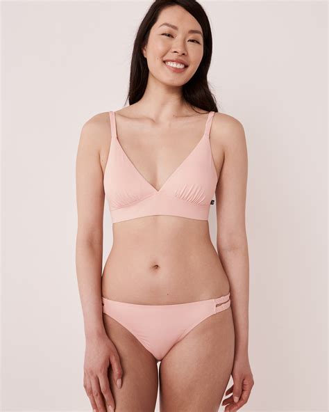 La Vie En Rose SOLID Recycled Fibers Elastic Bands Bikini Bottom