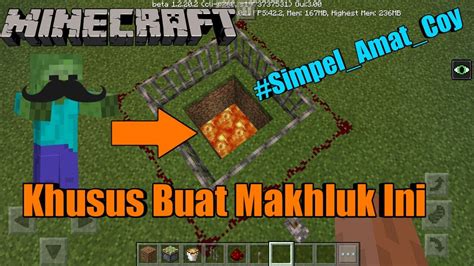 Cara Membuat Jebakan Untuk Zombie Minecraft YouTube