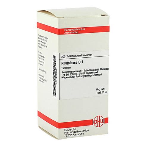 PHYTOLACCA D1 200 COMPRESSE Erbofarma Farmaci Generici Omeopatici E