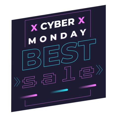 Cyber Monday Promo Pixel Badge Png And Svg Design For T Shirts