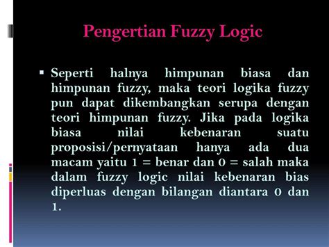 Ppt Fuzzy Logic Powerpoint Presentation Free Download Id6279798