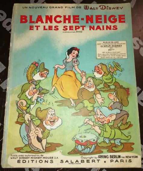 ENFANTINA WALT DISNEY Blanche Neige Et Les Sept Nains Edition Originale