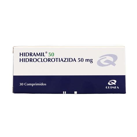 Hidramil Hidroclorotiazida Mg Caja De Comprimidos