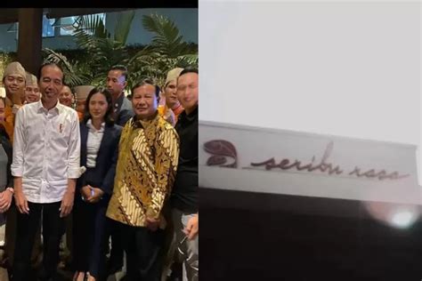 Jadi Pilihan Jokowi Dan Prabowo Subianto Makan Malam Ini Profil