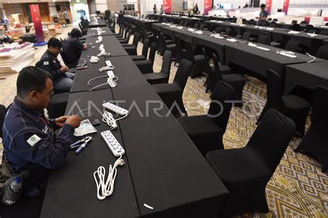 Persiapan Infrastruktur Media Center Ktt G20 Antara Foto