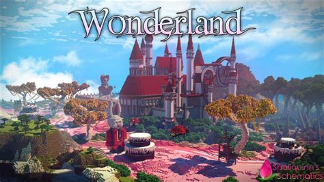 Wonderland By Shaliquinns Schematics Minecraft Marketplace Map