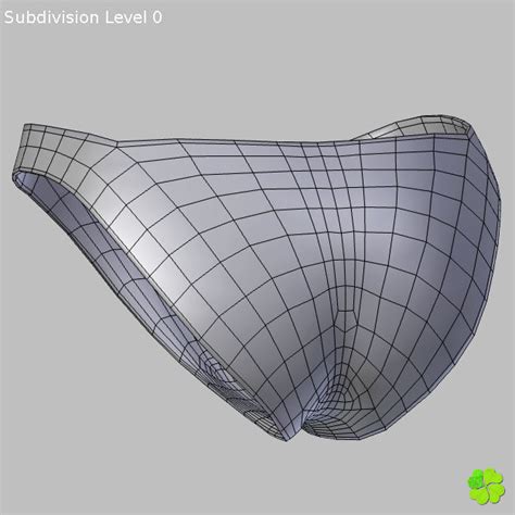 D Model Bikini Hearts Low Poly VR AR Low Poly CGTrader