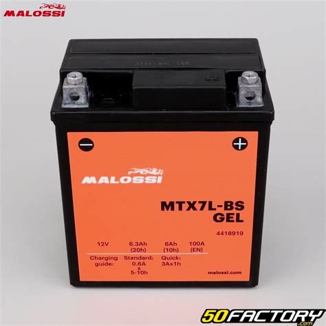 Batterie Malossi MTX7L BS 12V 7Ah Gel Hanway Furious Honda Piaggio