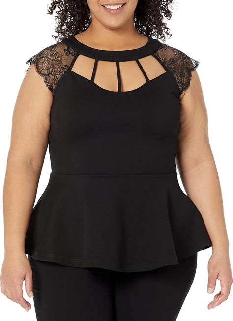 City Chic Women S Apparel Women S Avenue Plus Size Top Layla At Amazon Women’s Clothing Store