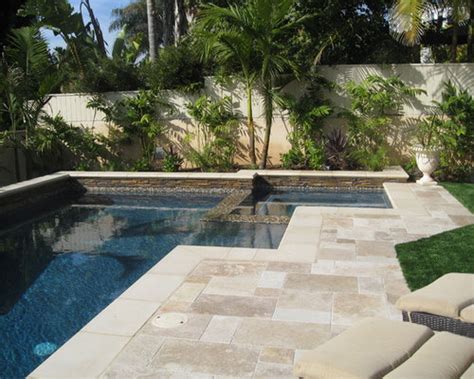 Travertine Pool Deck | Houzz