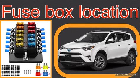 The Fuse Box Location On A 2017 Toyota RAV4 YouTube