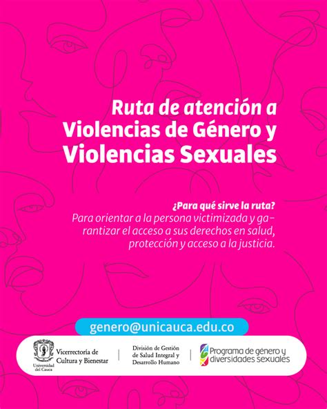 Ruta De Atención A Violencias De Género Y Violencias Sexuales