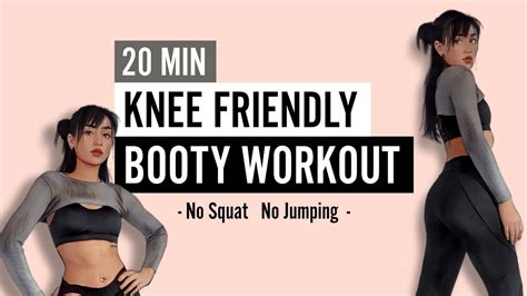 20 Min Friendly Booty Workout No Squat No Lunge No Jumping Youtube