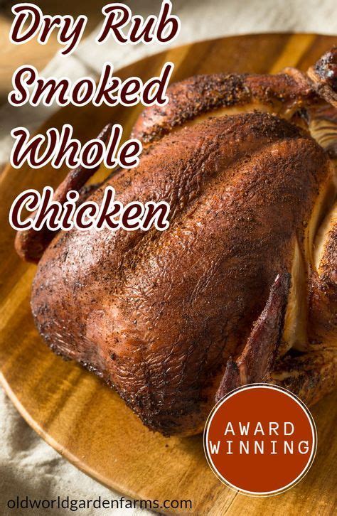 Smoked Chicken Rub Smoked Whole Chicken Cooking Whole Chicken Smoked