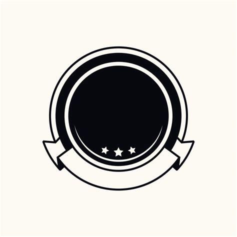 Circle Logo Badge, circle logo template with three stars. 21874177 Vector Art at Vecteezy