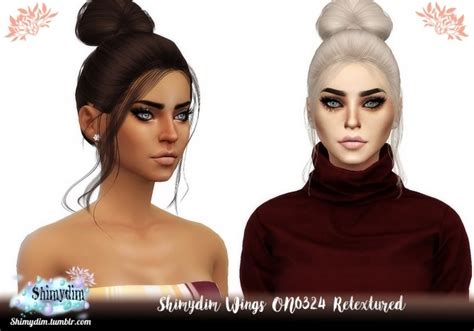 Wings On0324 Hair Retexture Naturals Unnaturals At Shimydim Sims The Sims 4 Catalog