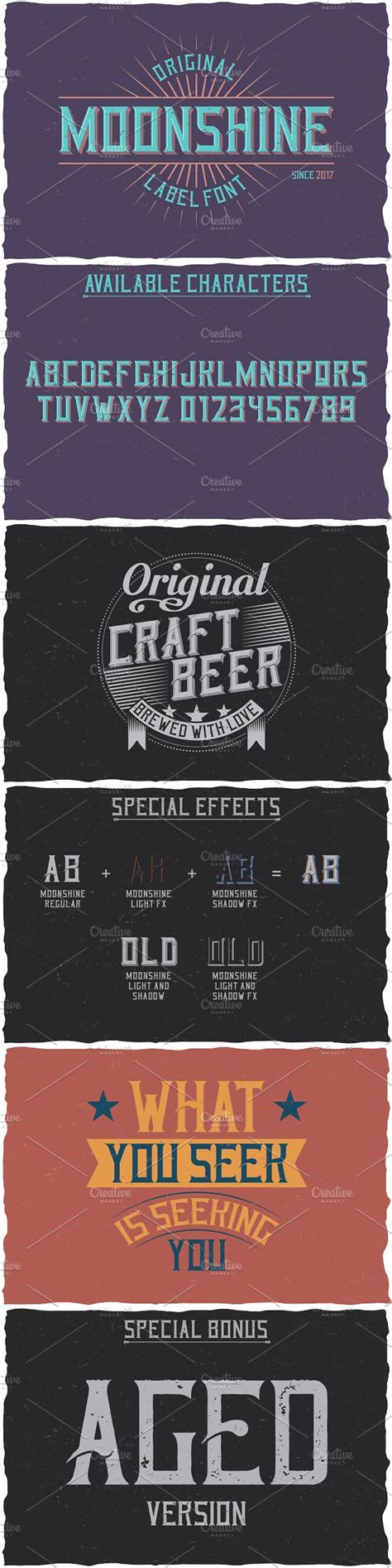 Moonshine Label Typeface Typeface Cool Fonts Labels